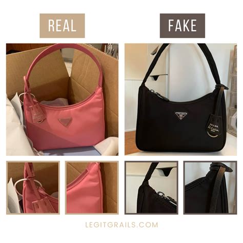 fake prada lux vs real|real prada purse.